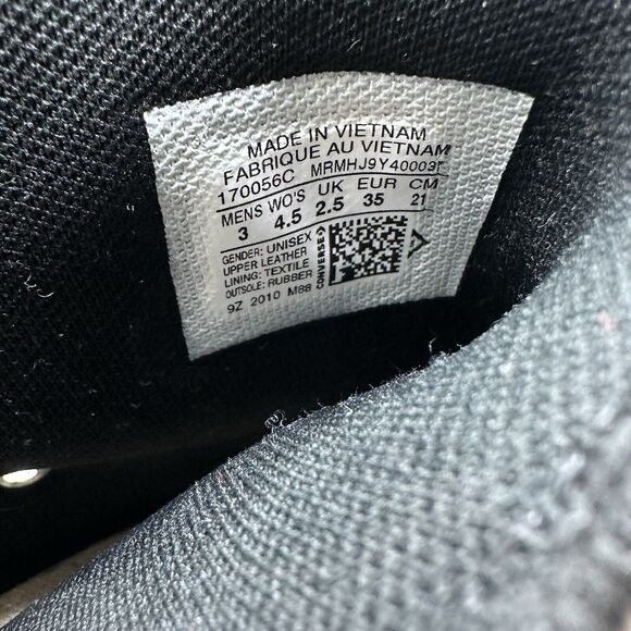 Converse Run Star Hike “Snakeskin” Limited Edition Athletic Shoes 170056C Size 3 - Picture 8 of 9